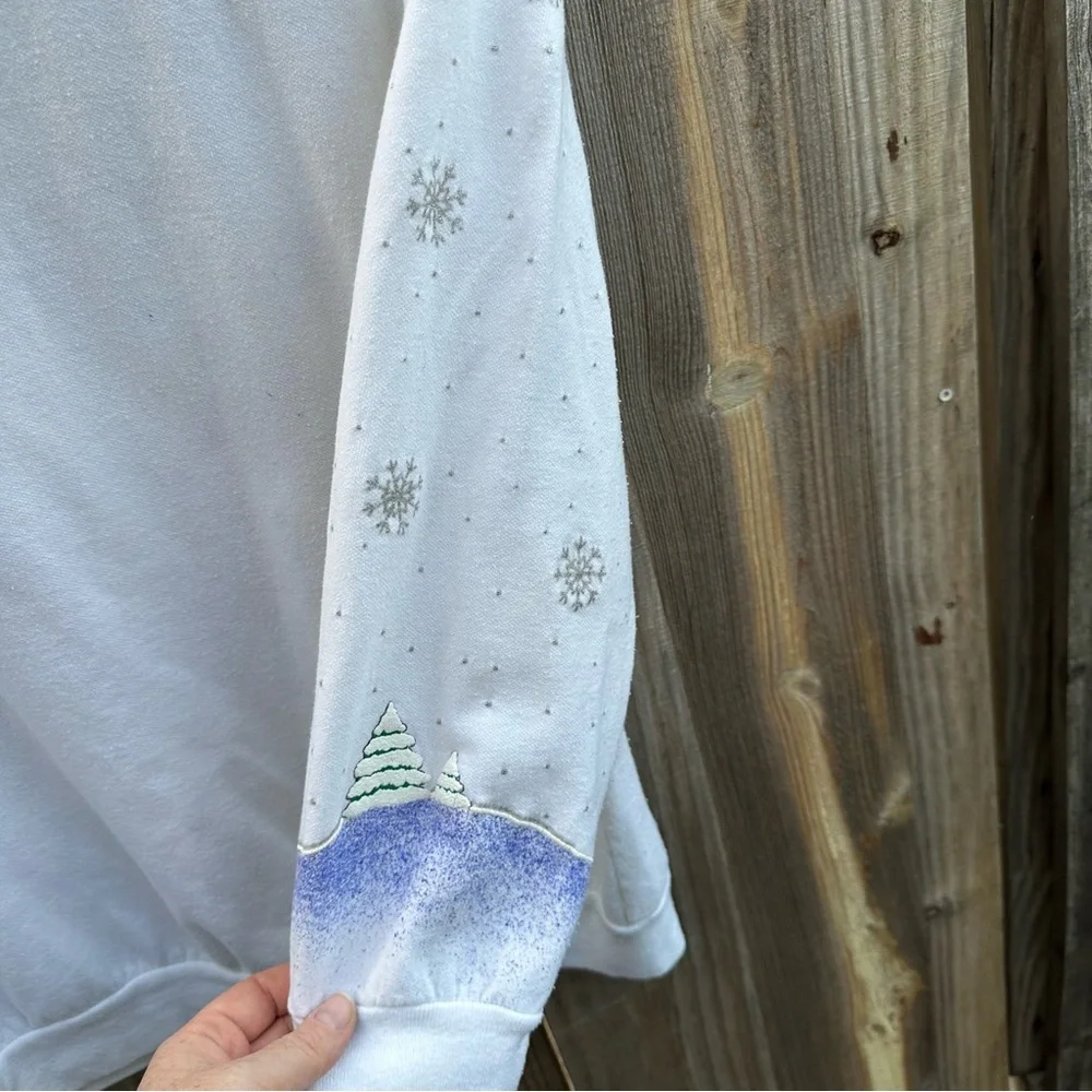 Vintage Christmas Sweatshirt Size Large